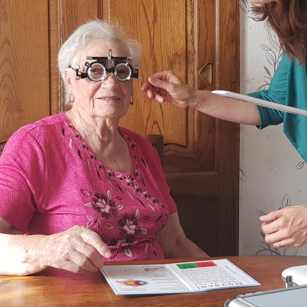 Contrôle de vue à domicile 